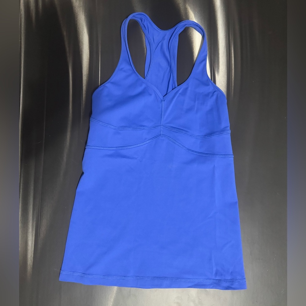Lululemon Align Tank Top Retro Size 4 Blue Nile Indigo